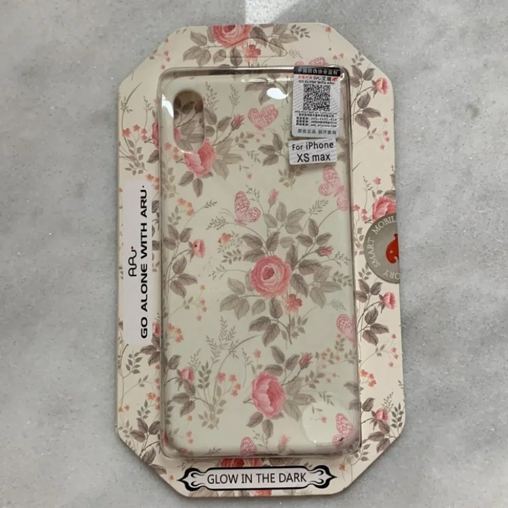 NEW iPhone XS Max tpu gold stamp case